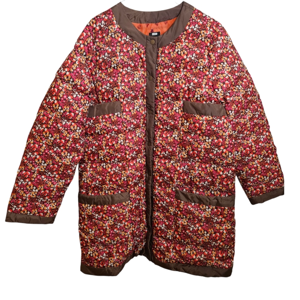 ANNA SUI SIZE MEDIUM POP POURRI POSIES COAT NEW